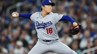 山本由伸が七回途中1失点で白星　大谷翔平は42戦連続出塁に伸ばす
