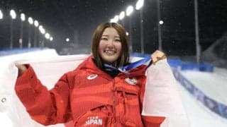 【スノボ】「皆んなに愛されてる」ミラノ銅の小野光希　花束、祝福ケーキ…今季の思い出投稿