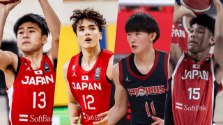ドイツ遠征を戦うU18男子日本代表…ベネディクトが攻守でスタッツランキング上位、櫻井はアシスト5位