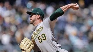 アスレチックスがヤンキース相手に47年ぶり１－０勝利　スプリングス７回１安打無失点の好投