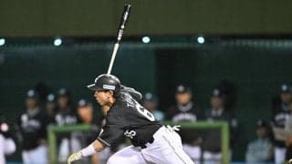 【ロッテ】38イニングぶりタイムリー記録　２回に寺地隆成が10球粘って先制の中前適時打