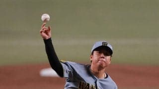 【阪神】村上頌樹が初球59キロのスローボールでストライク　3球目の147キロ直球で二ゴロに