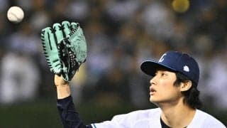 【西武】日本人最速左腕の羽田慎之介が注目集めそうな「健康チャンネル」グラブでマウンドへ