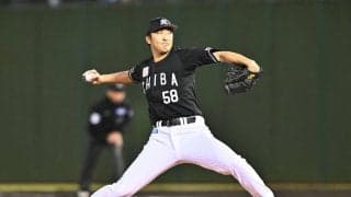 【ロッテ】今季初登板の河村説人は６回４安打５奪三振１失点と好投