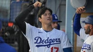 大谷翔平、イチロー超え44試合連続出塁　第３打席で右前安打放ち日本人選手の新記録達成