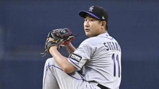 菅野智之、３度目登板でソロ２被弾も６回２失点で２試合連続QS達成　援護なく今季２勝目ならず