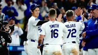 ド軍マンシーのサヨナラ弾で10勝一番乗り　大谷翔平は1安打2出塁…日本人最長44試合連続出塁