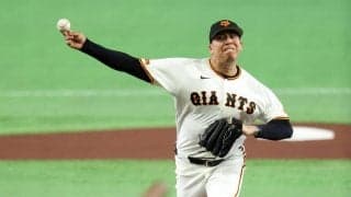 【巨人】来日初登板の先発マタ　試合開始5分で先制を許す