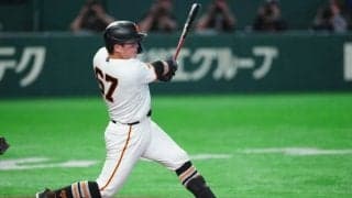巨人・山瀬、7年目で待望のプロ初アーチ　豪快な“確信弾”で雄叫び…東京ドーム歓喜