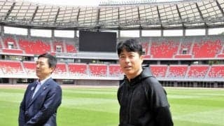 パロマ瑞穂スタジアム完成、アジア大会主会場に　名古屋市長ら視察