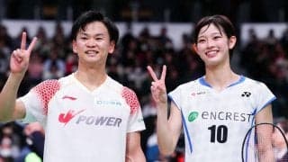【バドミントン】田口真彩＆渡辺勇大が銅　「見違えるほど…」「期待大」止まらぬ成長に称賛の声