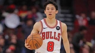 ブルズの河村勇輝が3本の3Pを含むキャリアハイ14得点…NBA2シーズン目が終了