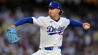 ドジャース・ロブレスキ、８回２安打０封　４回まで完全「サイン拒否は１、２回」捕手たたえる　