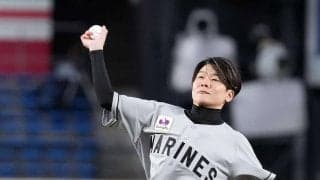 【ロッテ】三浦皇成騎手が始球式「すごい緊張」G1初制覇ウインカーネリアンの馬番「16」で登場