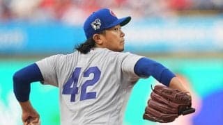 今永昇太が「42」着けて快投　６回３安打１失点毎回11奪三振　今季初勝利の権利持って降板　