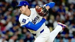 大谷翔平が2勝目　投手専念で6回10K1失点、驚異の“投手3冠”に…ド軍3連勝に貢献