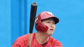 【楽天】ドラ７阪上翔也、ソフトバンクとの首位攻防戦で初昇格＆即スタメン「勝ちに貢献」