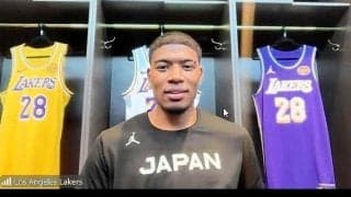 レイカーズ・八村塁「もっとアグレッシブにいけるように」　子どもたちに魅せる！日本時間１９日からＮＢＡプレーオフ１回戦