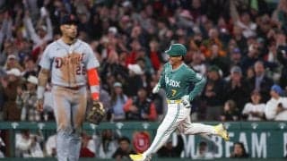 吉田正尚、代打サヨナラ適時打　延長10回　６試合連続安打をマーク　レッドソックス２連勝