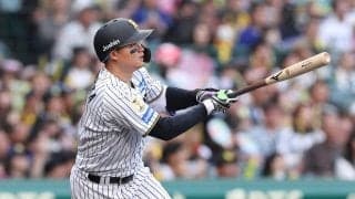 【阪神】森下翔太、中日デビュー登板の杉浦に手痛い一撃　７回にフェン直の適時同点二塁打の洗礼
