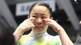 １５歳・西山実沙　涙の初優勝「結果が残せてすごくうれしい」　世界選手権代表決まるＮＨＫ杯へ「世界の試合に行きたい。優勝できるように」