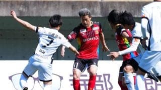 【福島】カズ、59歳最年長ゴールまでわずか…惜しいヘディングシュート放つ　ファン大歓声