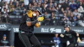 【日本ハム】打者走者水谷瞬の顔付近にバックホーム送球直撃、判定は一塁ゴロで打点１