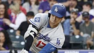 「今日こそ万事休すかと思ってたら」アジア記録５３試合連続出塁の大谷翔平　執念内野安打の激走姿にネット沸く「ギリギリだわね」「相変わらず脚速っ！」
