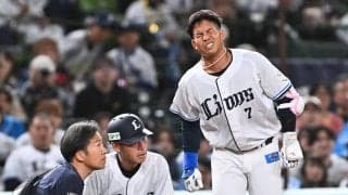 【西武】桑原将志が左ふくらはぎの肉離れと診断、実戦復帰まで約１カ月の見込み