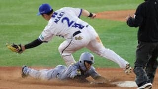 阪神・福島がプロ初盗塁　昨季ファームの盗塁王が３度目の正直で成功