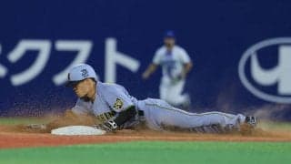 【阪神】福島圭音、３度目の正直で念願のプロ初盗塁　昨季２軍盗塁王が代名詞ヘッスラ見せる