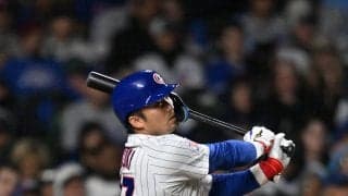 カブス鈴木誠也、２戦連発２号２ラン　フィリーズ戦「４番右翼」カットボールを左中間に運ぶ