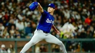 大谷6回無失点→7分後にド軍に悲劇　左腕ドレイヤーがまた“炎上”、敵地は大歓声