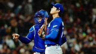 相棒スミスが大谷翔平に“感動”した1球　ともに握った拳…マスク越しに見た快投の裏側