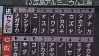 【広島】前日死球の小園海斗は「３番遊撃」、４番一塁・坂倉将吾、５番左翼・秋山翔吾／スタメン