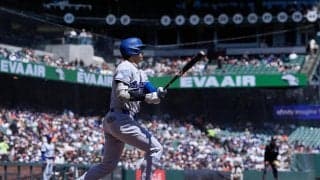 大谷翔平、５打数無安打　前日ジャイアンツ戦から９打席連続凡退　チームは連敗ストップ