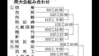 秋田の春季高校野球、出場35チームの対戦校決まる　5月8日に開幕