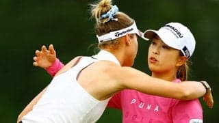 前年覇者・西郷真央は“泥”に苦戦も4オーバーから反撃「ネリーについていけるように」