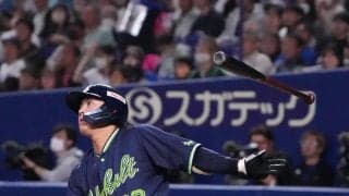 【ヤクルト】赤羽由紘　１号２ラン「何とかやり返そうと」低空ライナーでレフトスタンドに