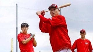 広島・ドラ１平川「ピンポイントで言ってくれた」　新井監督指導で打撃修正　打率・１６７も直後に快音連発「彼本来のスイング」　