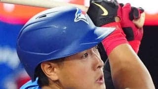 ブルージェイズ岡本和真が４試合ぶり４号　中越え131ｍ特大ソロ、157キロ直球打ち砕く