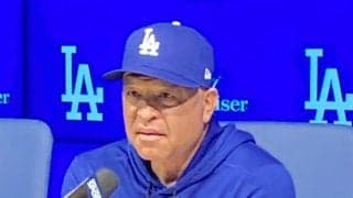 ロバーツ監督　大谷翔平の打撃に「ちょっとした焦りはあると思う」試合前会見で米記者が質問→復調のカギも分析「使えるようになればいつものショウヘイに」