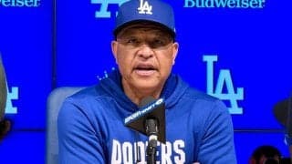 “大谷ルール”は「ド軍のルールじゃない」　ロバーツ監督が応戦…渦中のカブス指揮官と対戦