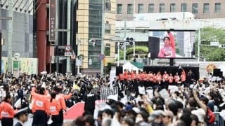 冬季五輪・パラ初パレードに「りくりゅう」ら集結　木原龍一「何度も心折れそうになったけど…」
