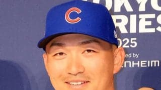 ３試合連続本塁打中のカブス鈴木誠也がドジャース戦に「５番右翼」で出場　１打目は中直