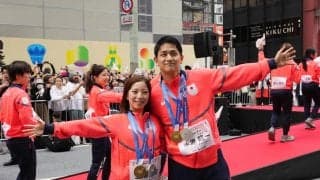 五輪・パラパレード、５万人が日本橋に集結！　冬季大会では初開催…「りくりゅう」らに大歓声