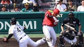 【広島】ゼロ行進が22イニングでストップ　初回、4番坂倉将吾が先制の中前タイムリー