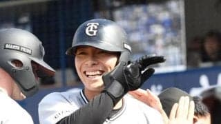 巨人　１１安打７得点で大勝　今季最多タイの貯金３　平山がプロ初本塁打＆ドラ５・小浜プロ初打点