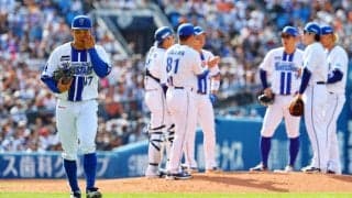 【DeNA】連勝６で止まる　７失点の初先発片山皓心に相川監督「勝つための投球を出せたのか」