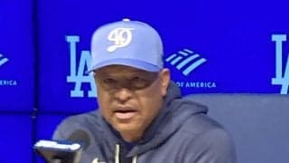 ドジャース暗雲　正捕手スミスが腰の張りでスタメン外　前日に先制３ラン　ロバーツ監督「休養させて様子を見る」